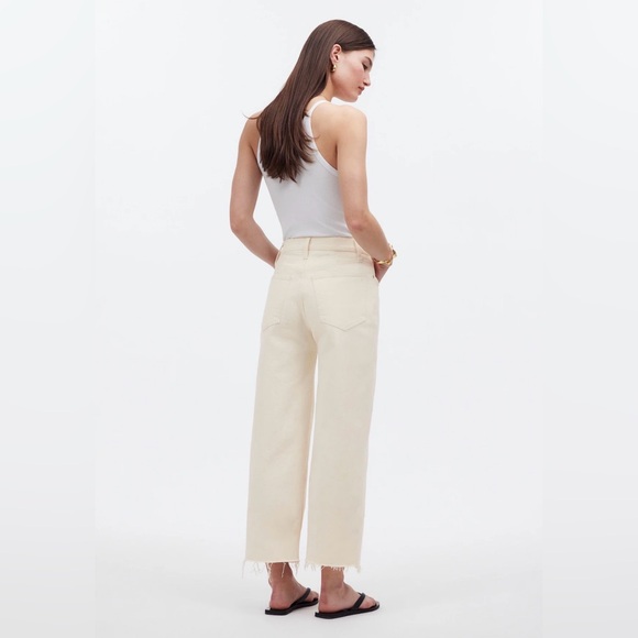 Madewell Women's The Perfect Vintage Wide-Leg Crop Jean Vintage Canvas 31 - Picture 4 of 14